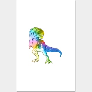 T-Rex | Rainbow Series | Pop Art Posters and Art